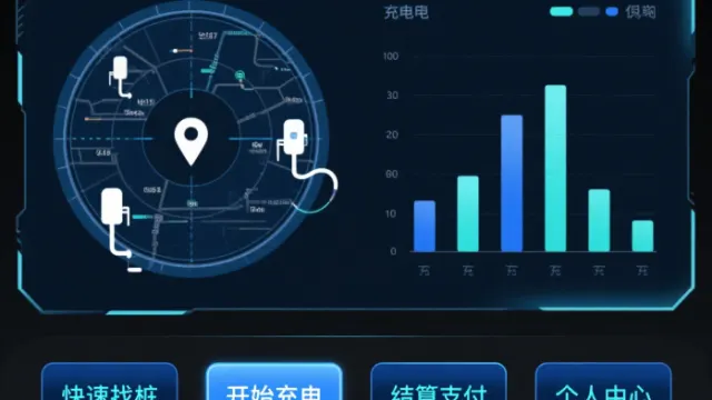 共享充电桩软件开发：功能亮点​