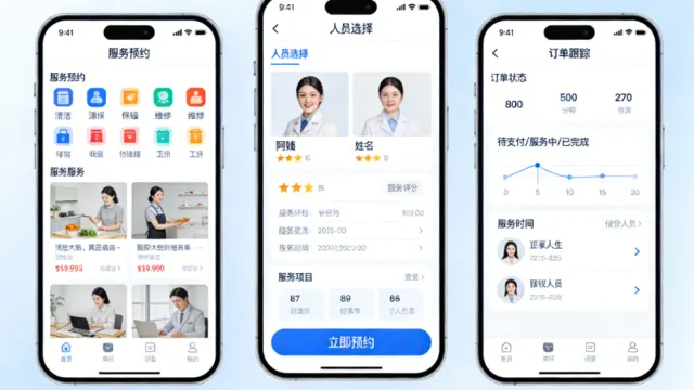 家政服务小程序开发 打造高效服务闭环